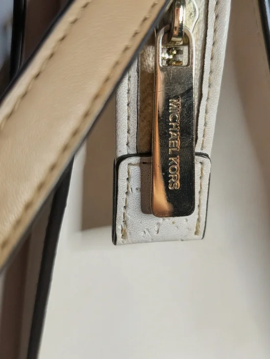 Michael Kors Yellow Satchel Crossbody Bag Leather Colorblock - Picture 5 of 5